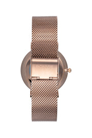 Bonvie dames horloge rose goud | Rose Marble Steel  |Bonvie Exclusive