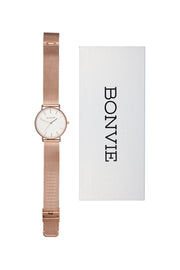 Bonvie vrouwen horloge rose | Rose Steel  |Bonvie Exclusive